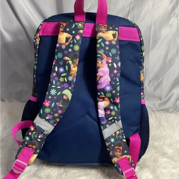 Bioworld Disney Encanto Movie Magic Backpack with Toucan Keychain Bag Charm EUC - Picture 3 of 12